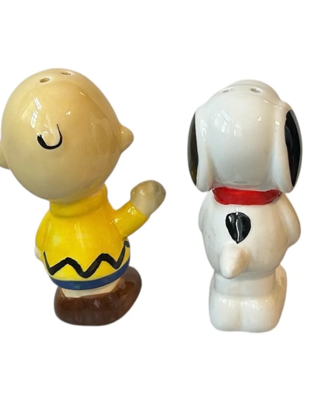 Peanuts Charlie Brown & Snoopy Ceramic Salt and Pepper Shakers
